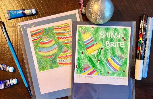 Vintage Shiny Brite Ornament Watercolor Workshop - Thursday, November 13th, 2025 6:00 - 8:00 PM