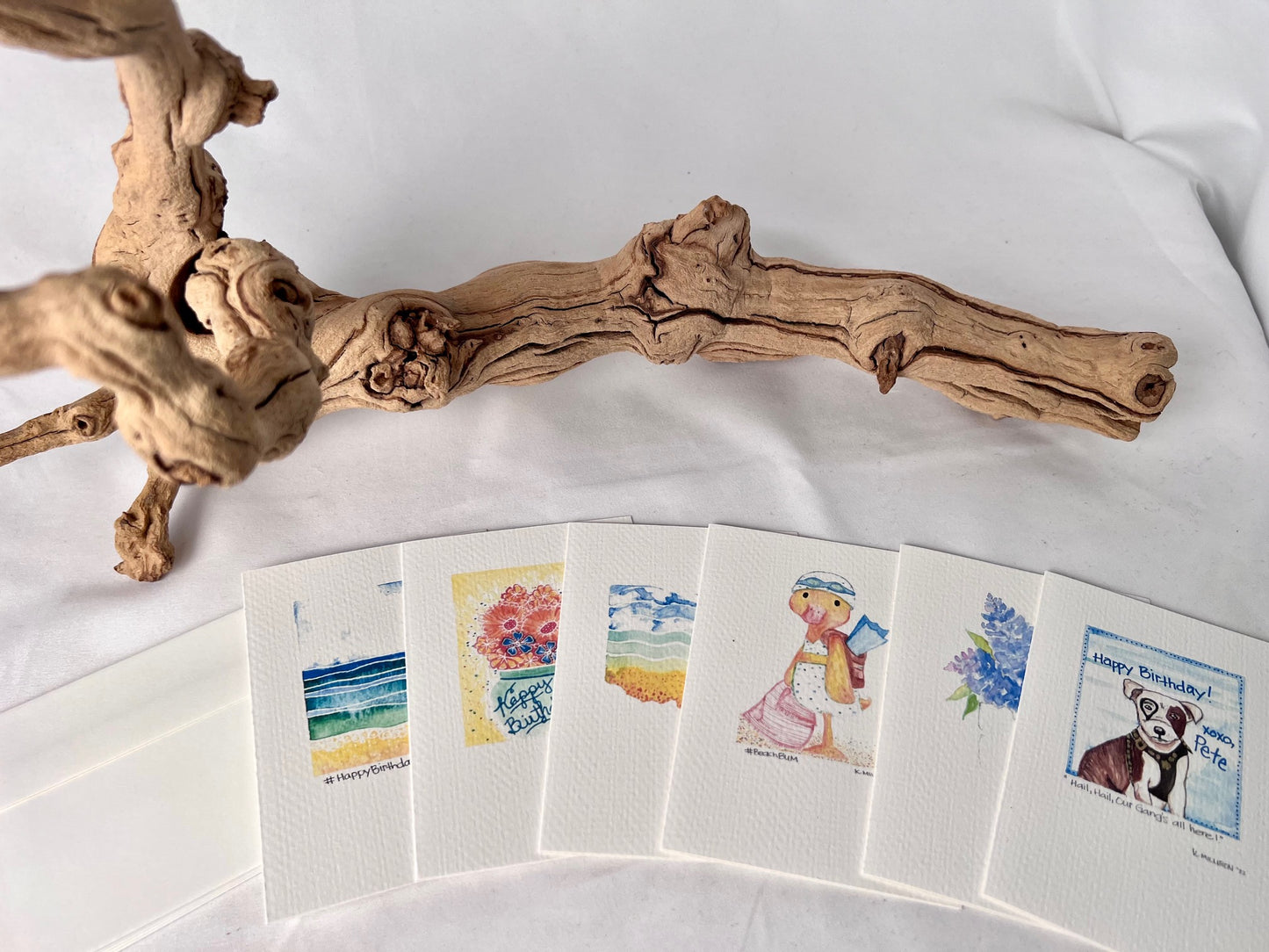 Watercolor Assorted - Pack of 6 Notecards